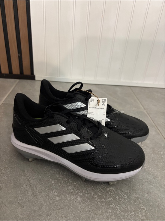 adidas Shoes - Adidas Womens Adizero Purehustle 3 Core Black/Silver Metallic/White 7